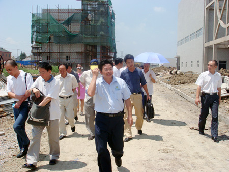 国度发展和鼎新委员会人员赴武进项目现场调研