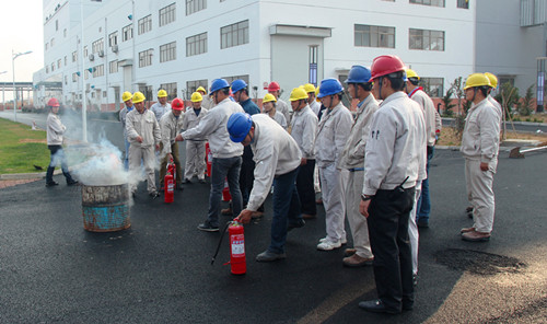 乳山项目发展消防演习