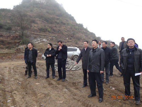 贵州省能源局辅导视察安顺项目